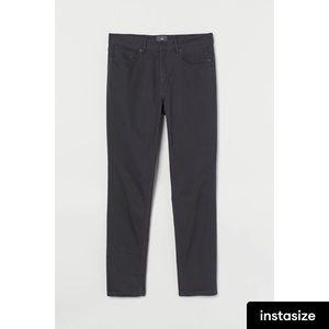 Skinny Fit Twill Pants